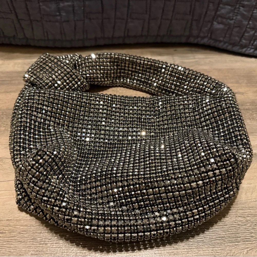 Elegant Black and Silver Women's Bag - Picture 3 of 3